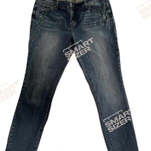 Rare Harry Potter Embroidered Jeans Size 16 Lightning Bolt Wand Stars Denim